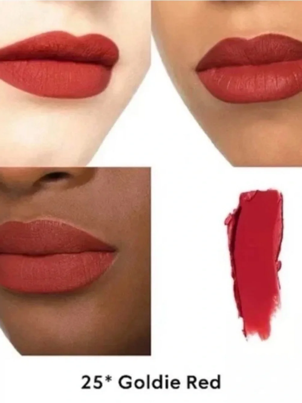 Authentic Gucci Mini Matte Lipstick Goldie Red # 25 in travel size 1 g